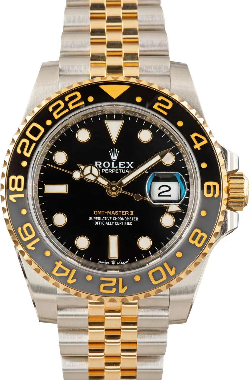 Rolex Two-Tone GMT-Master II Zombie ref 126713GRNR 40 mm kol saati