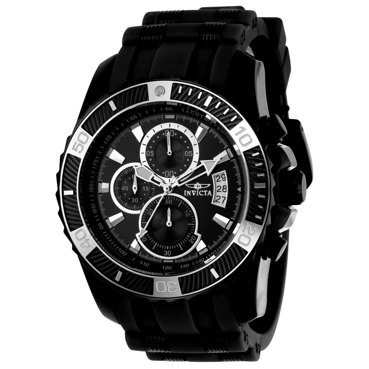 Invicta Pro Diver SCUBA Watch - 45mm, Black (22433) 45 mm kol saati