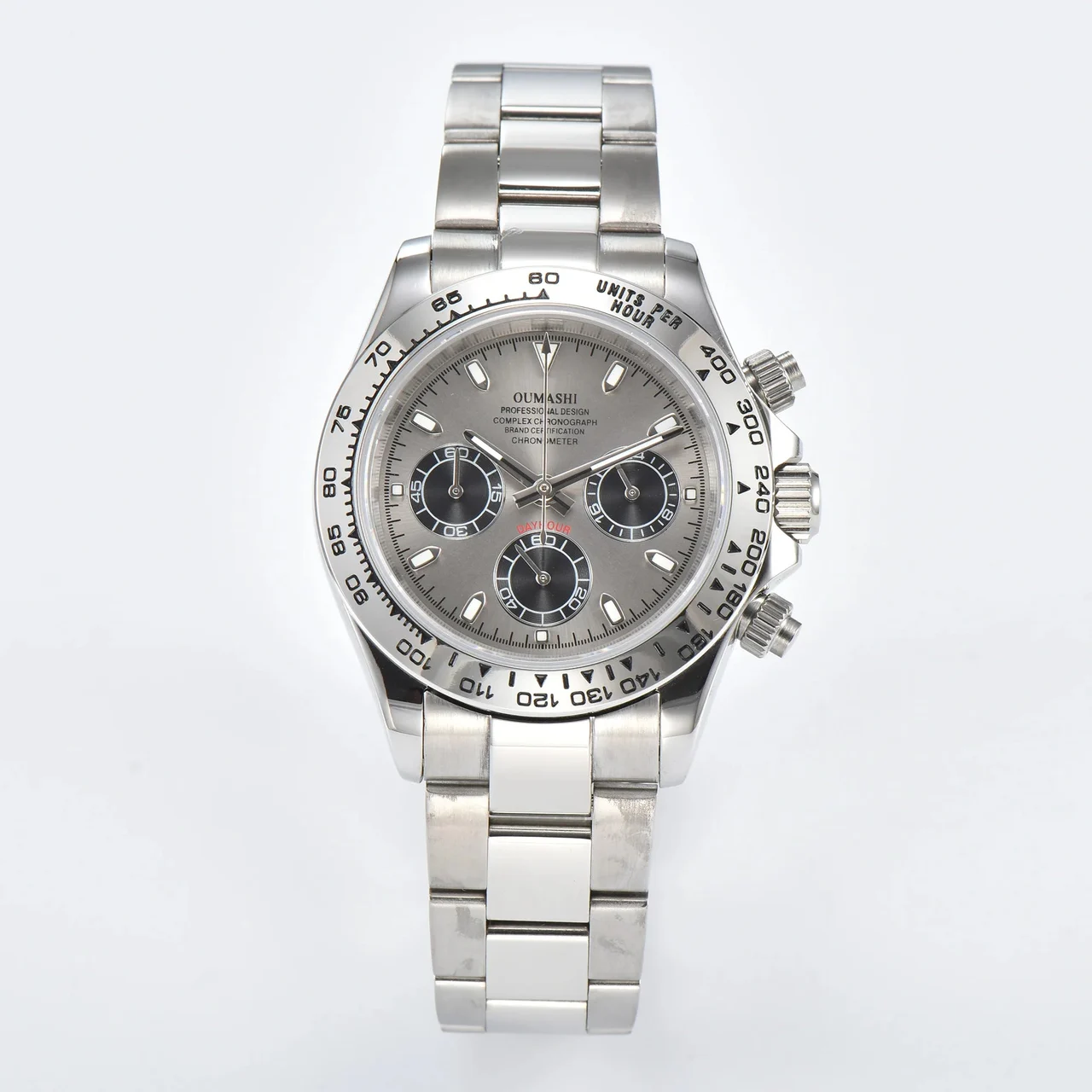 Tandorio Nologo Daytona VK63 Quartz Watch Sapphire Glass 3ATM 39MM Luminous Chronograph 14:193#NO LOGO WATCH-7;5:56964930#vk63 WATCH 39.3 mm kol saati