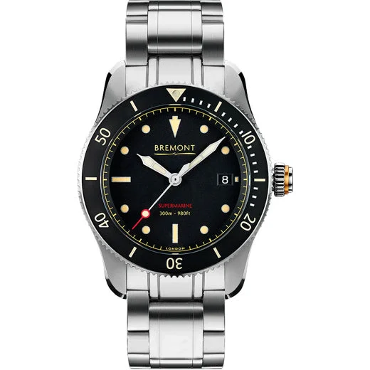 Bremont Supermarine S301 on Bracelet S301-BK-B kol saati