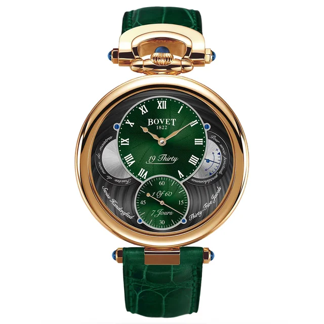 Bovet Great Guilloché Green NTR0041 kol saati