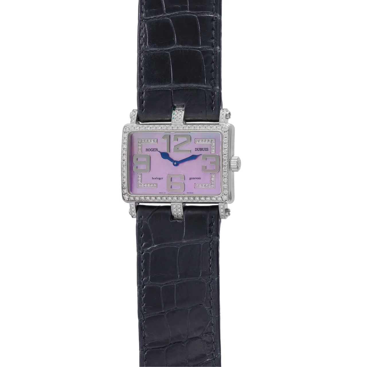 Roger Dubuis ROGER DUBUIS REF. T26 860, TOO MUCH, MOTHER OF PEARL, DIAMOND, WHITE GOLD kol saati