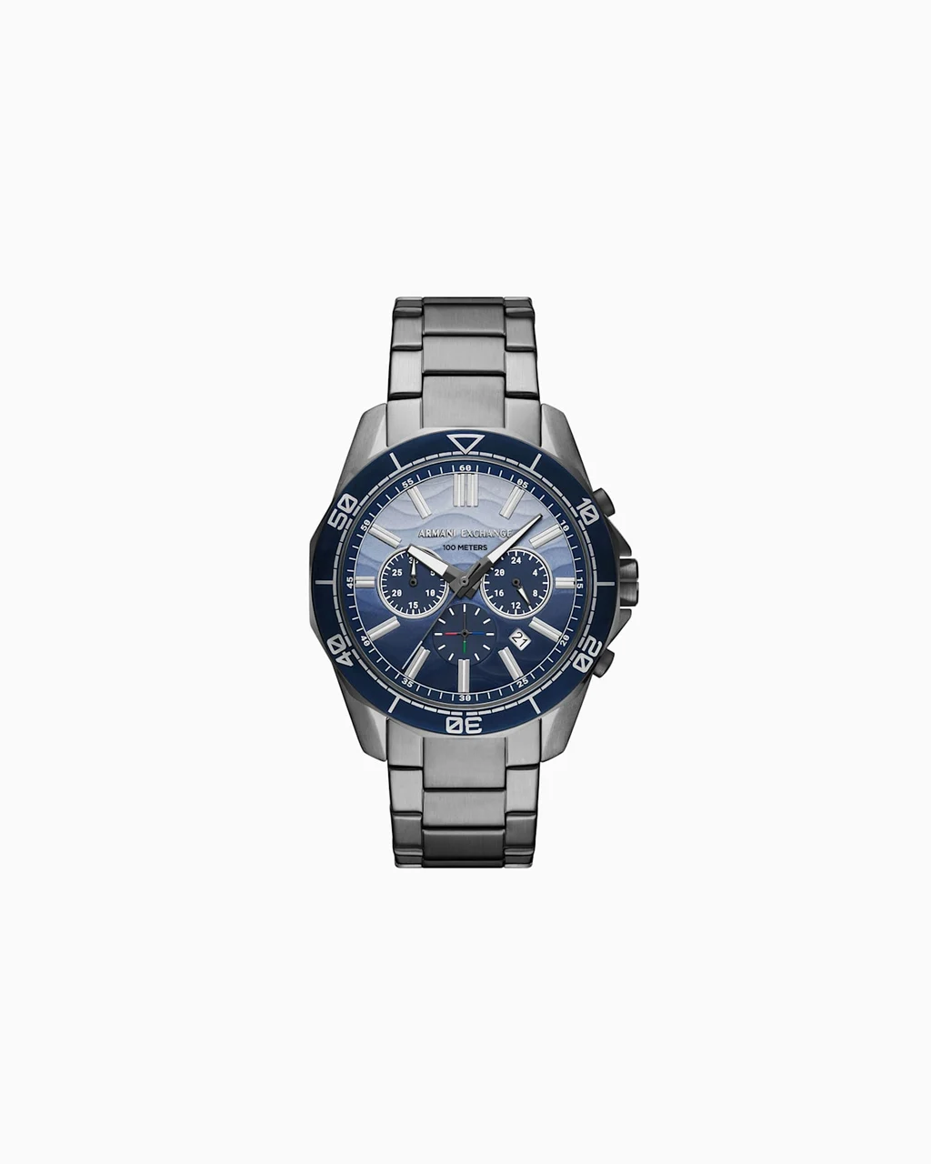 Armani Exchange Chronograph Gunmetal Stainless Steel Watch AX1967 44 mm kol saati