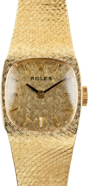 Rolex Yellow Gold Vintage Cocktail Watch 8133 kol saati