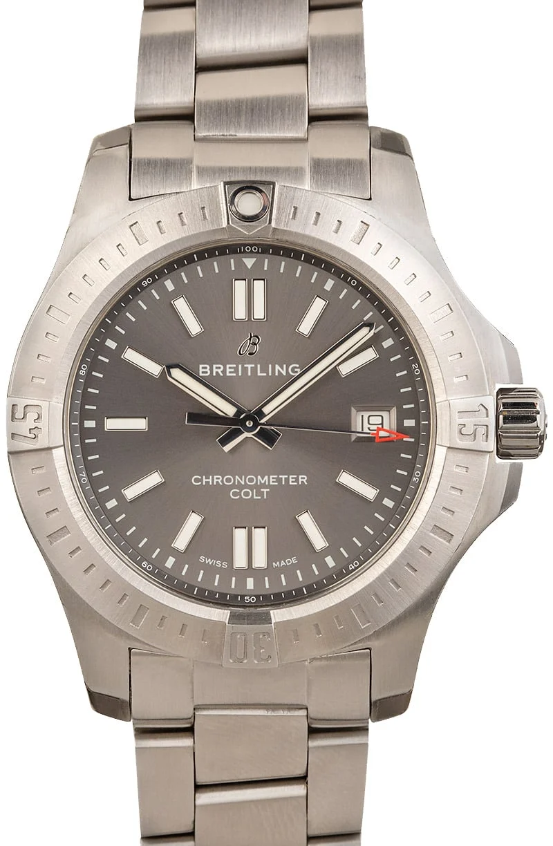 Breitling Chronomat Colt Gray Dial A17313101F1A1 41 mm kol saati