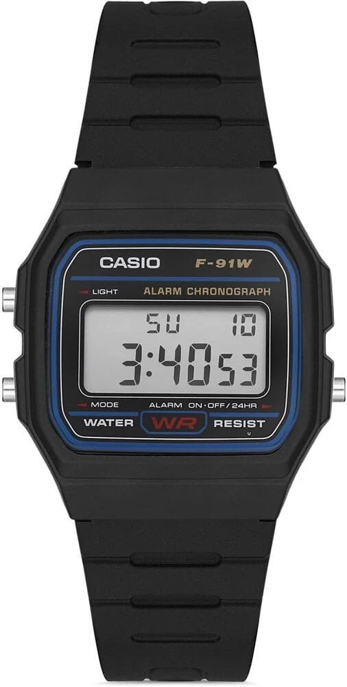Casio Standart F-91W-1DG 33.2 mm kol saati