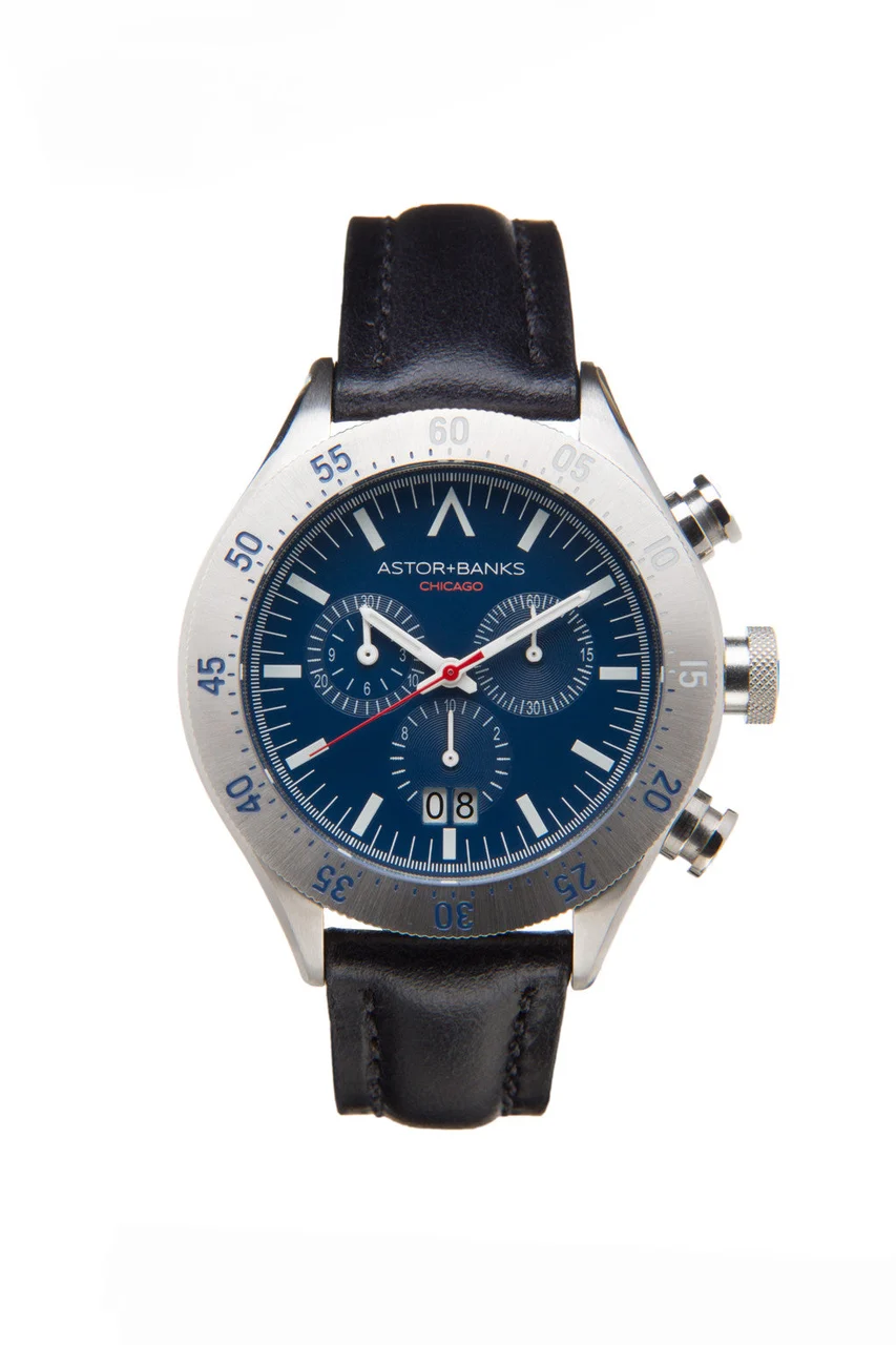 Astor+Banks Chrono Bleu 44 mm kol saati