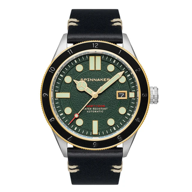 Spinnaker Cahill 300 Forest Green Automatic Watch with Green Dial #SP-5096-03 kol saati
