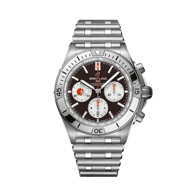 Breitling Chronomat B01 42 NFL Cleveland Browns Edition AB01342B1B6A1 kol saati