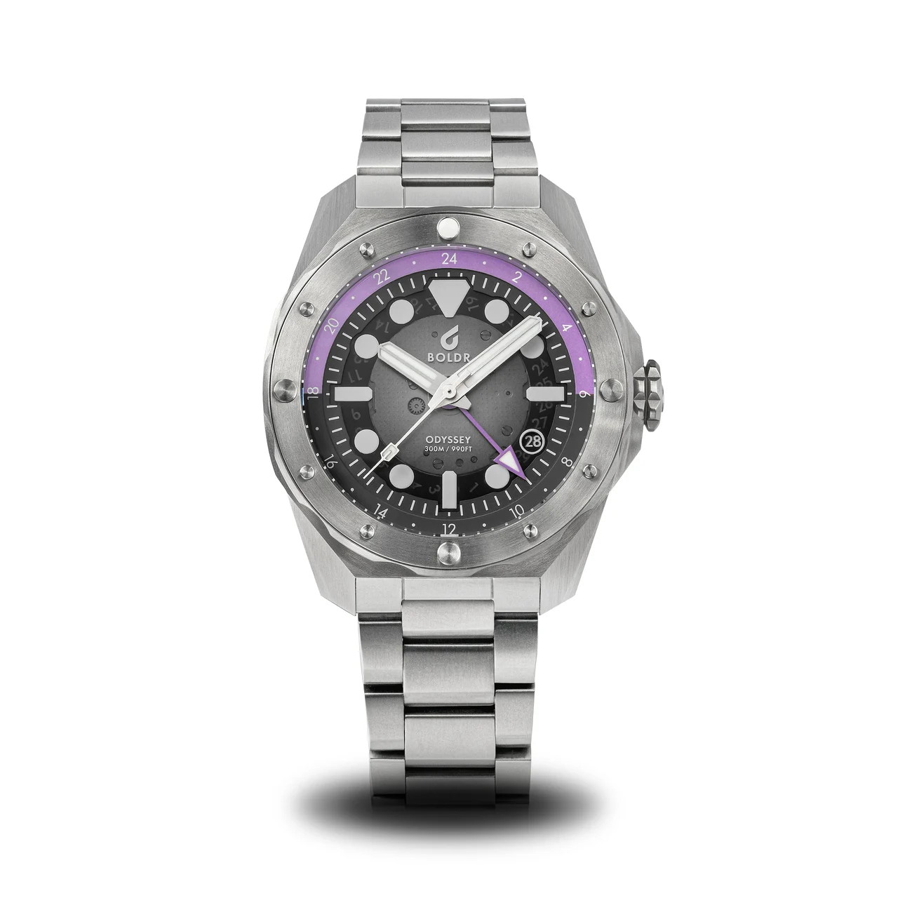 BOLDR Supply Co. Odyssey Aurora ODY-TI-40-A-PU 48 mm kol saati