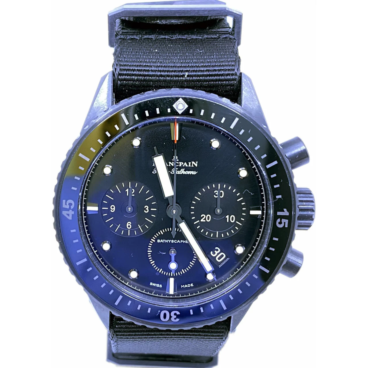 Blancpain Fifty Fathoms Bathyscaphe Chronographe Flyback 5200-0130-NABA 210000010468 kol saati