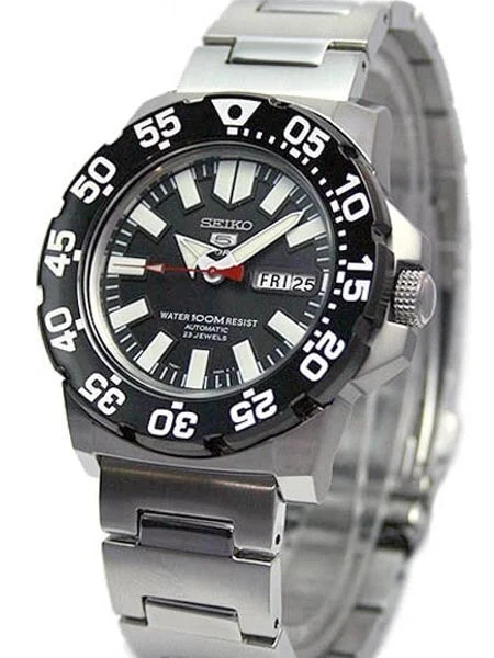 Seiko Sports Automatic Dive Watch with Matching Bracelet #SNZF51K1 kol saati
