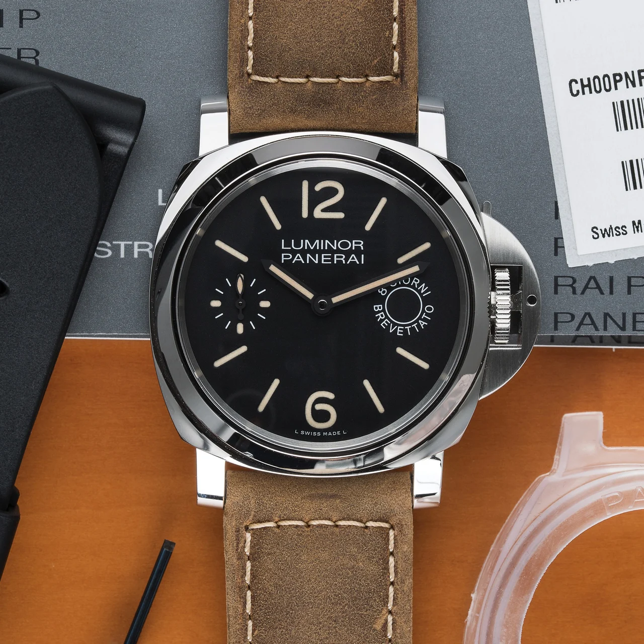 Panerai Pam 00590 Luminor 8-DAY Steel OP 6937 kol saati
