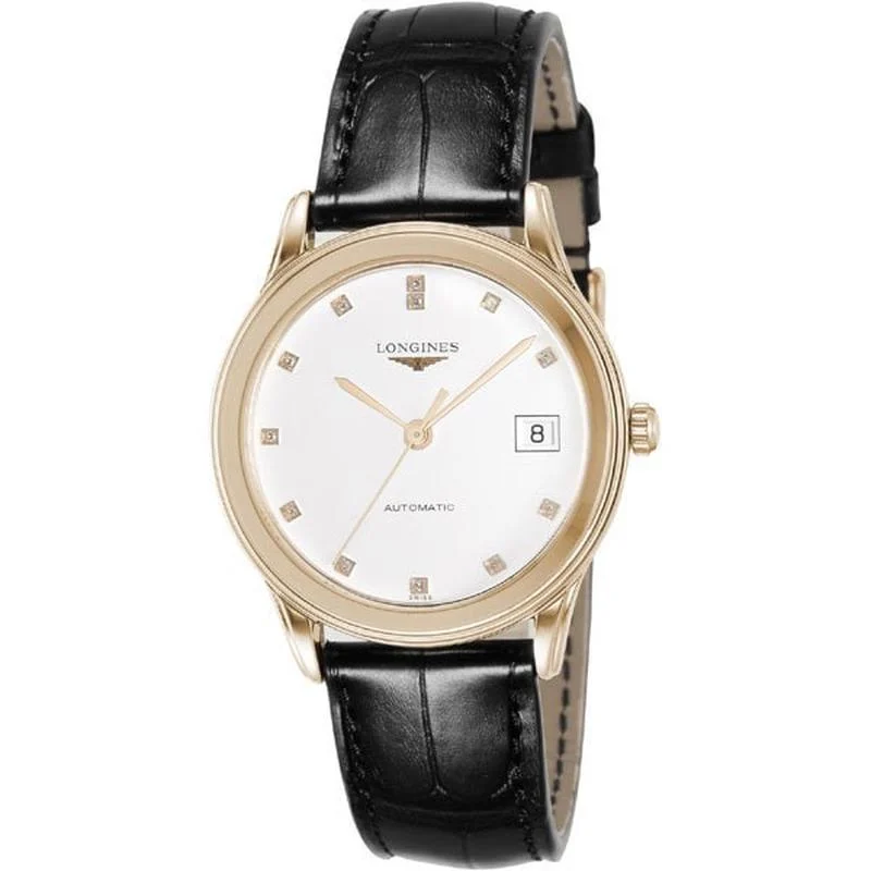 Longines Flagship L4.774.8.27.2 40 mm kol saati