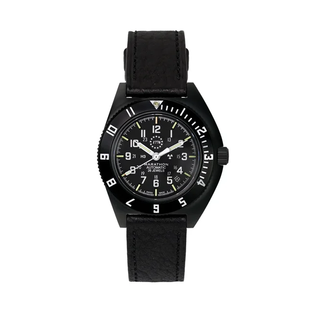 Marathon SSNAV-D Auto U.S. 250 Limited Edition 41mm - Black on Rubber Strap WW194030AN-US2