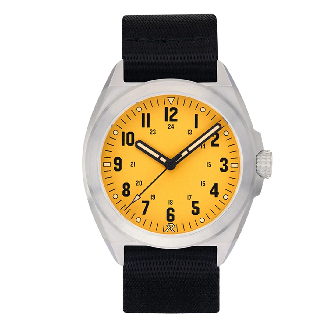RZE Valour VALOUR 38 - Arrowleaf Yellow-nylon 20 mm kol saati