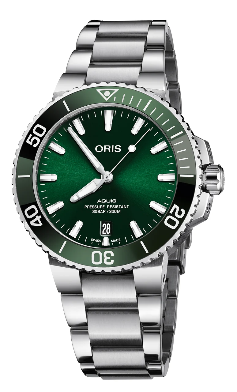 Oris Aquis Date 01 733 7732 4157-07 8 21 05PEB 39.5 mm kol saati