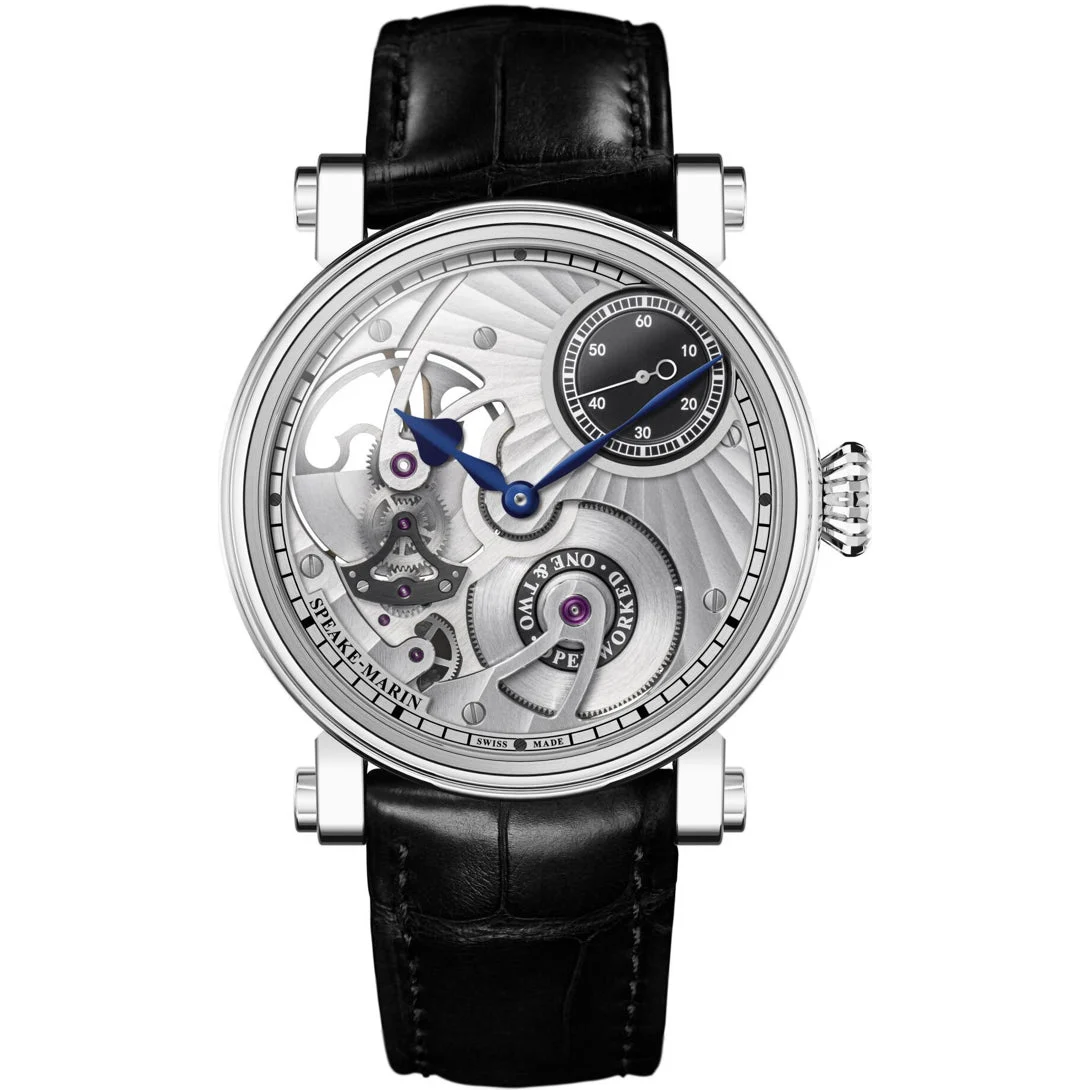 Speake-Marin OpenWorked Titanium 38mm 413813330 38 mm kol saati