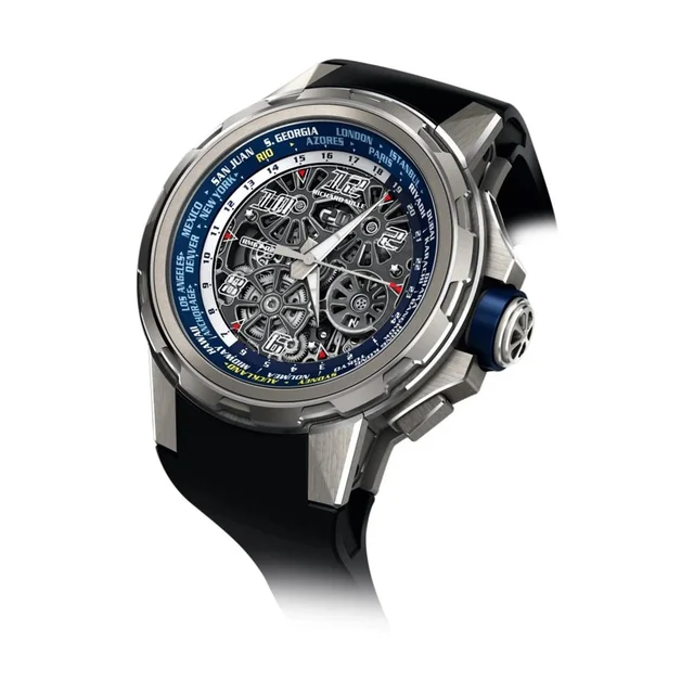 Richard Mille Automatic Winding Worldtimer Watch Richard Mille RM 63-02 Automatic Winding