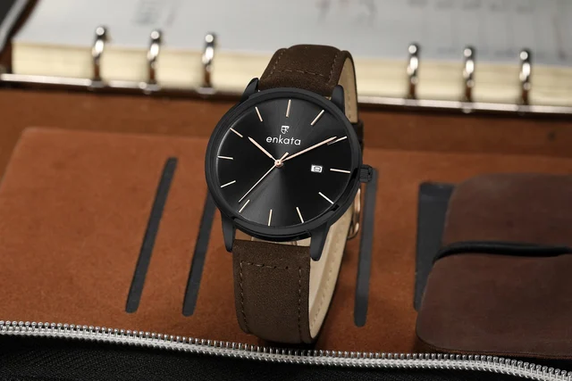 Enkatawatches Titan Matte Dark kol saati