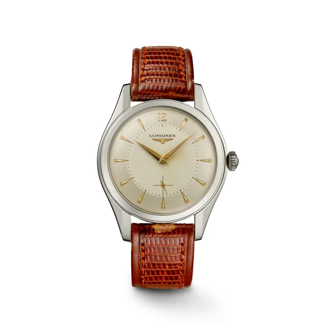 Longines Stainless steel watch with caliber 12.68Z (1958) 6555-10684560 kol saati