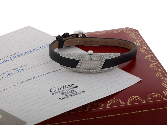 Cartier CARTIER, REF. WJ 300250, HIMALIA,DIAMONDS AND WHITE GOLD kol saati