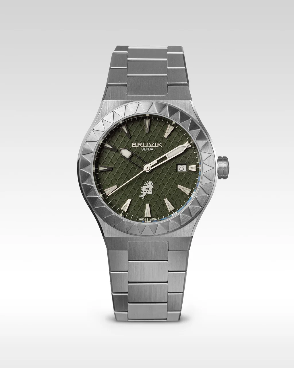 Bruvik Fine Timepieces SJAS Senja Segla 42 mm kol saati