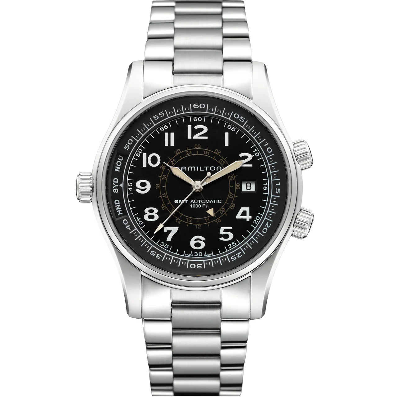 Hamilton Khaki Navy Khaki UTC Auto H77505133 42 mm kol saati
