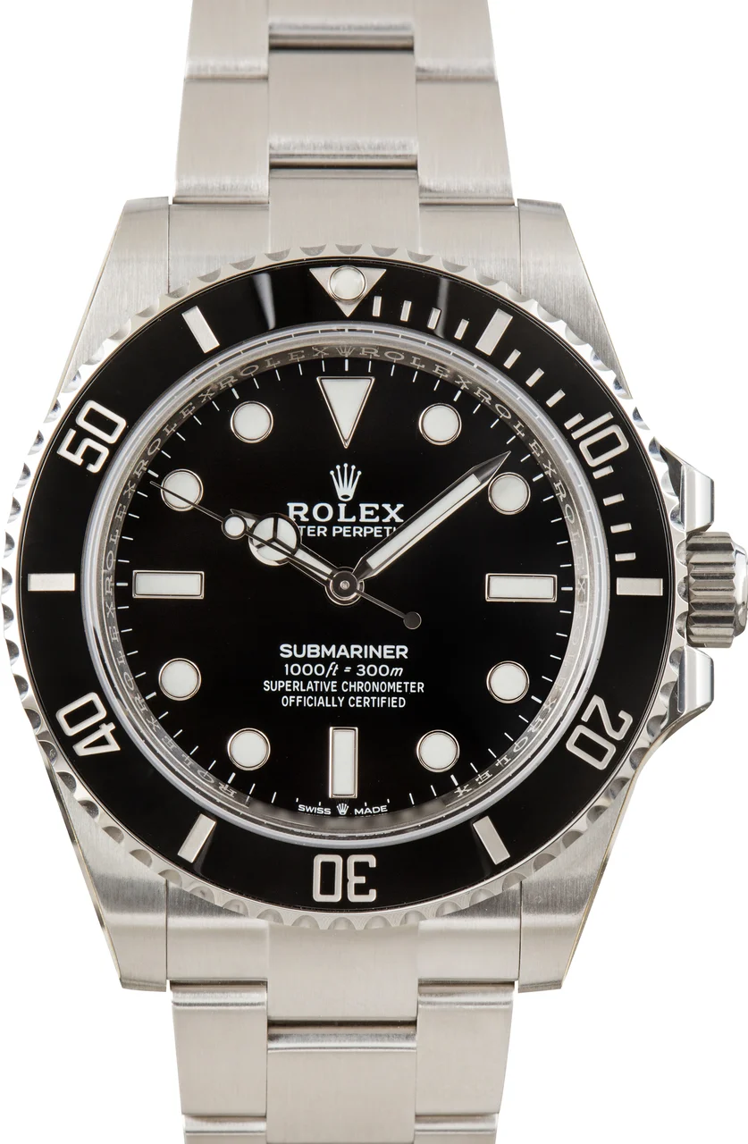 Rolex ROLEX, REF. 124060, CERAMIC SUBMARINER, STEEL 41 mm kol saati