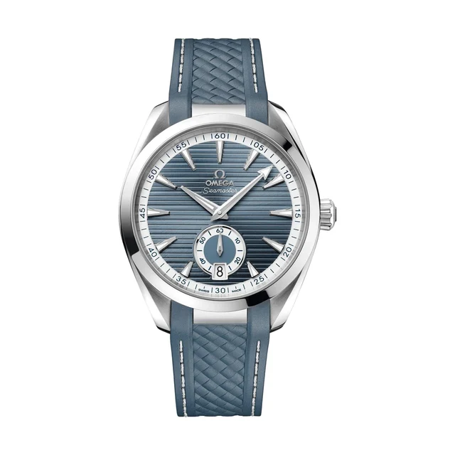 OMEGA Seamaster Aqua Terra 150M Small Seconds 41mm - Blue on Rubber Strap O22012412103005 