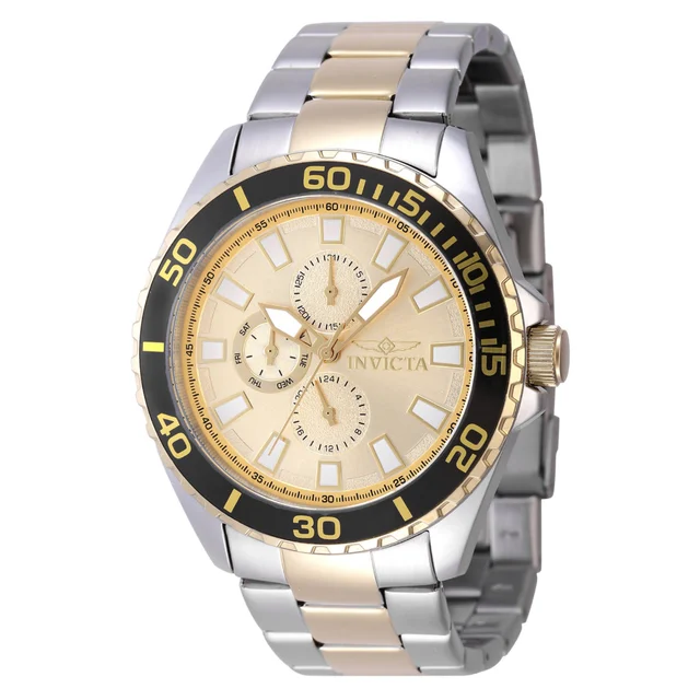 Invicta Pro Diver Ironwave Watch - 46mm. Gold, Steel (47579) kol saati