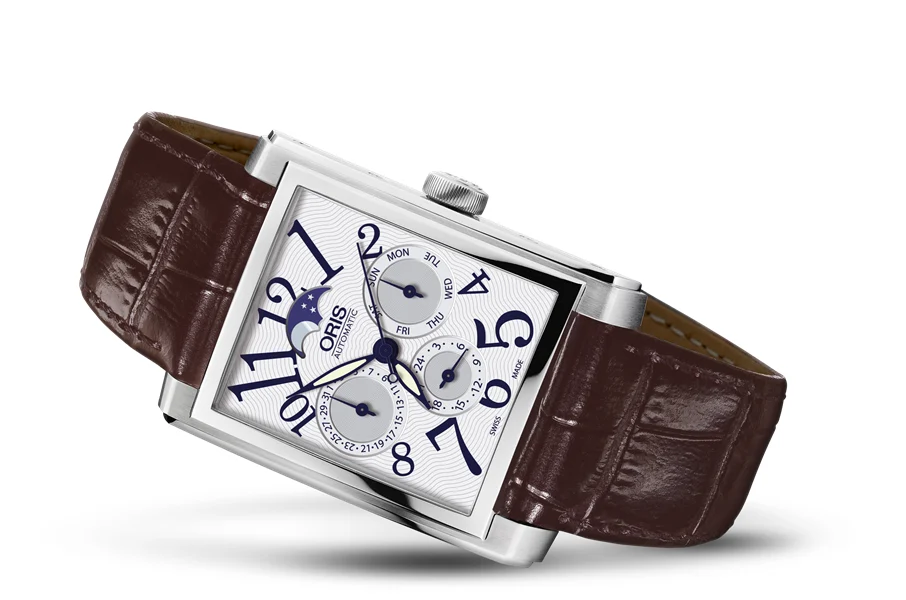 Oris Rectangular Complication 01 582 7658 4061-07 5 23 70FC 33 mm kol saati