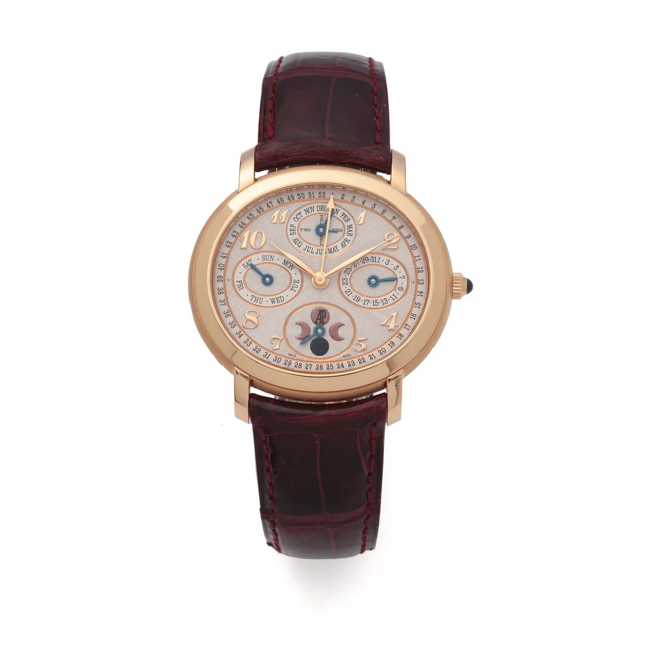 Audemars Piguet Ref. 25899OR/O/0067CR/01, self-winding, bissextile perpetual calendar, limited edition; “Millenary”; 18K pink gold kol saati