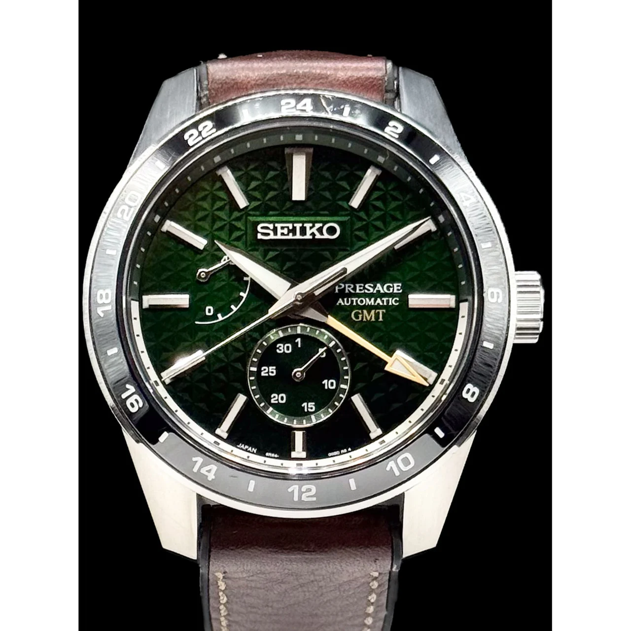 Seiko Presage Sharp Edged Series GMT Automatic Watch 210000083756 42.2 mm kol saati