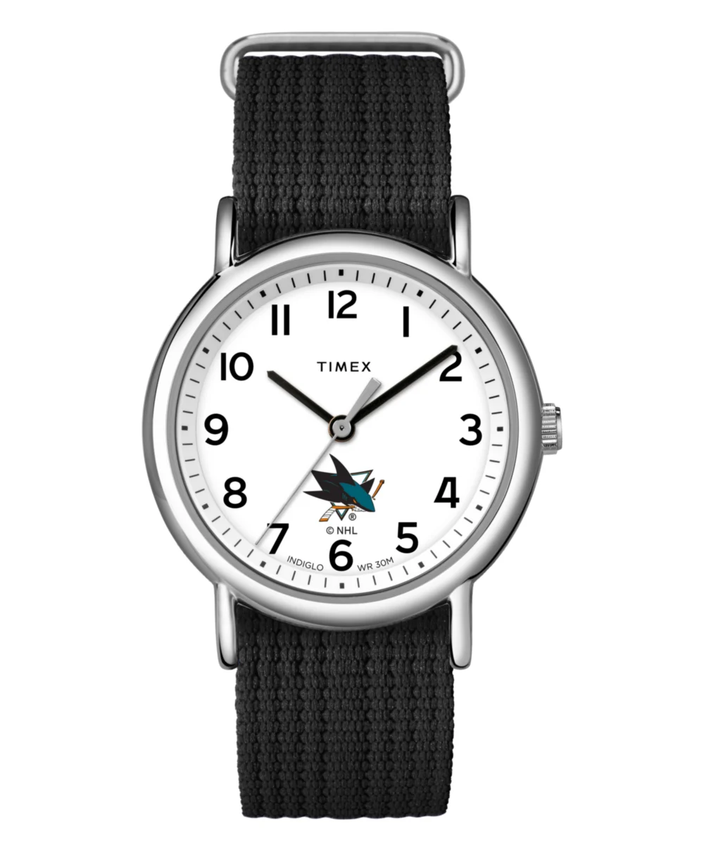 Timex Weekender Black San Jose Sharks TWZHSHAM1 38 mm kol saati