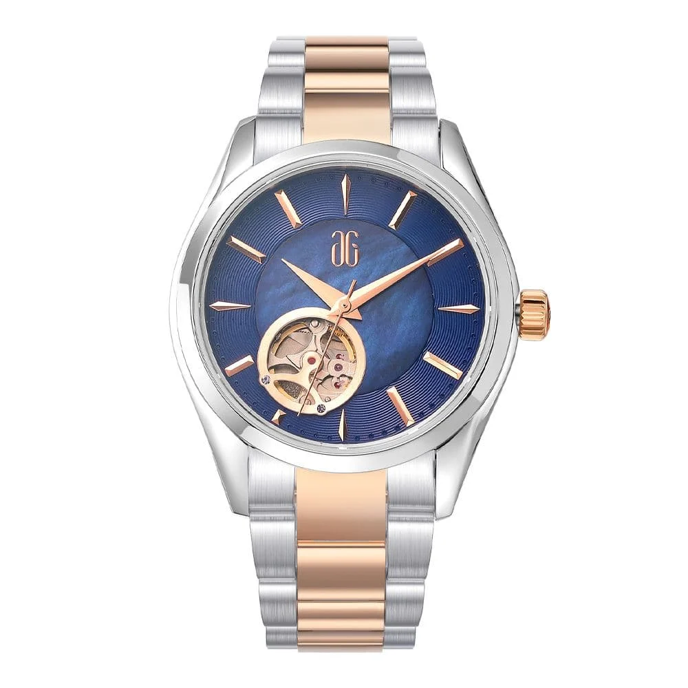 Aries Gold Goldex L 8023 SRG-BU 38 mm kol saati