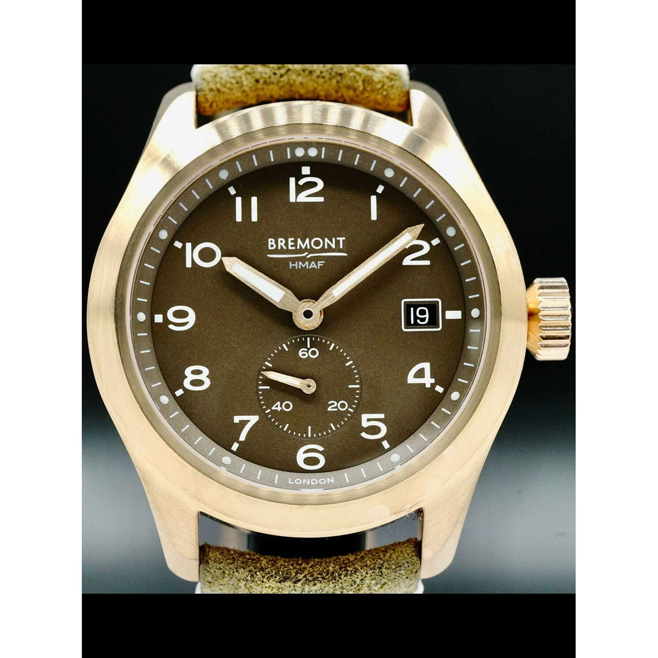 Bremont Broadsword Bronze Tobacco Broad-BR/TO 210000035954 40 mm kol saati