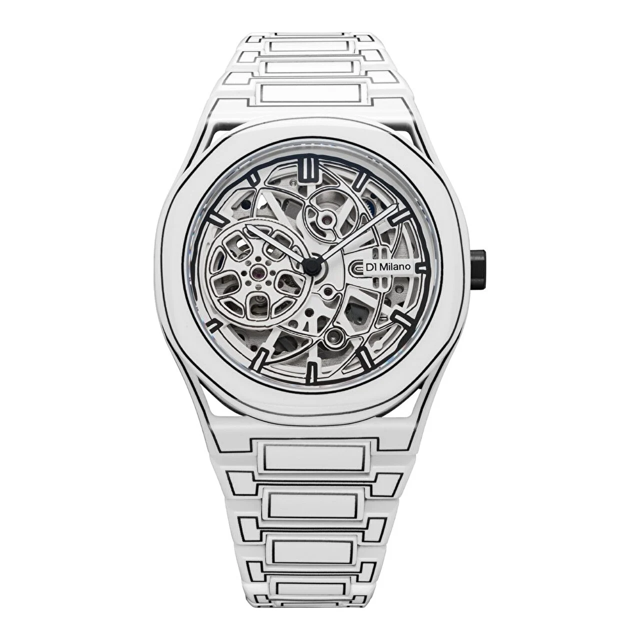 D1 MILANO Skeleton White Sketch SKBJ20 41.5 mm kol saati