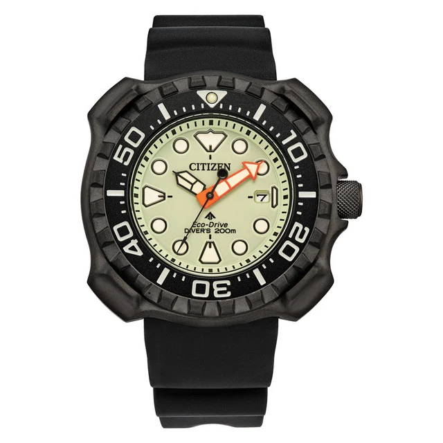 Citizen Promaster DLC Super Titanium Solar Dive Watch with Full Lume Dial #BN0227-25X kol 