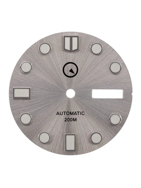 Islander Silver Dial with SuperLuminova for Seiko 7S26, NH36 and 4R36 Movements #D06 29 mm kol saati