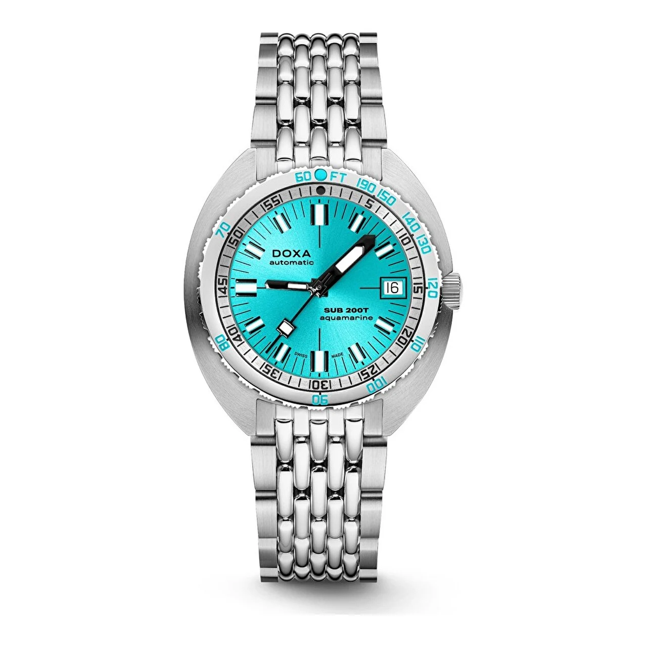 Doxa SUB 200T Aquamarine 804.10.241S.10 39 mm kol saati