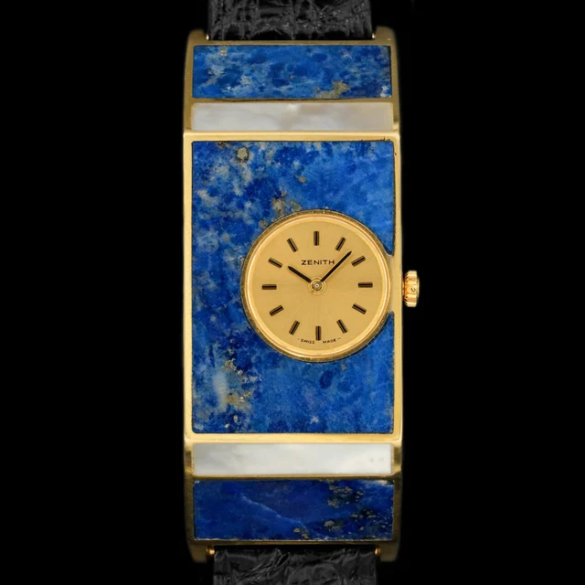 Zenith Lapis Lazuli MOP incrusted "Staple" Prototype from 19 kol saati