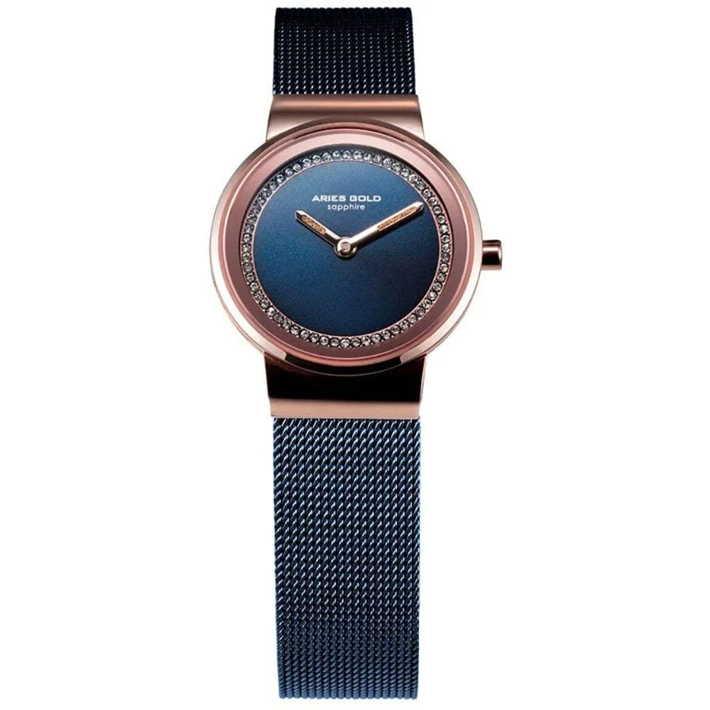 Aries Gold Enchant L 5003 2TR-BU 26 mm kol saati