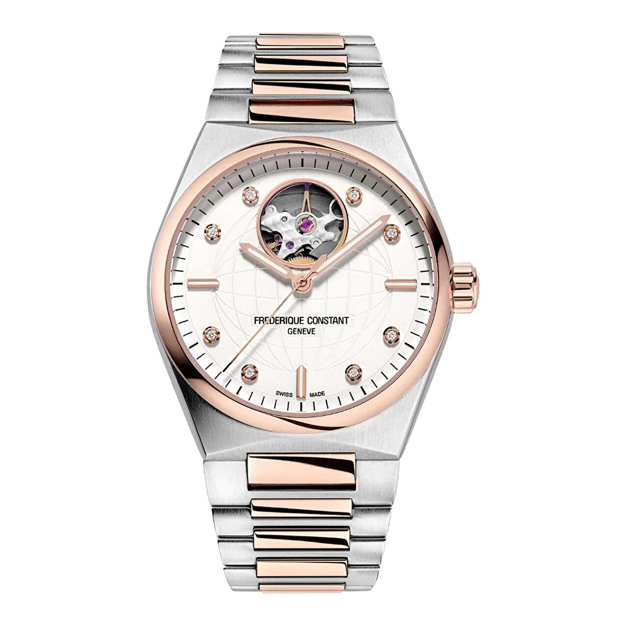 Frederique Constant New Highlife Auto Heart Beat FC-310VD2NH2B 34 mm kol saati