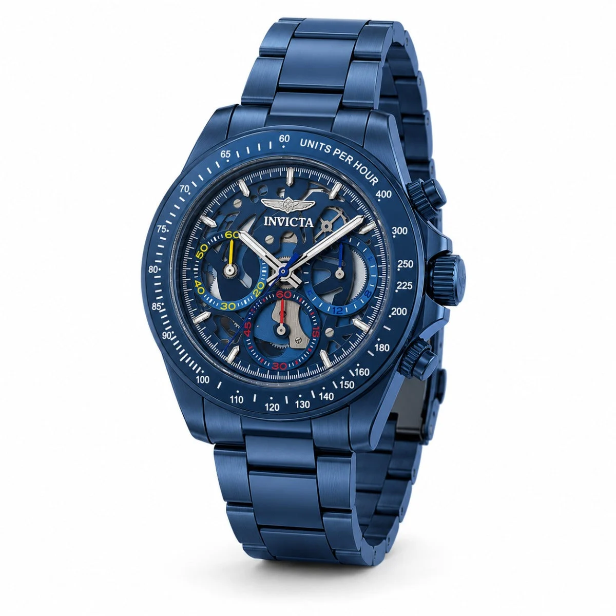 Invicta Speedway Exoprix Watch - 39.5mm, Blue (51031) 39.5 mm kol saati