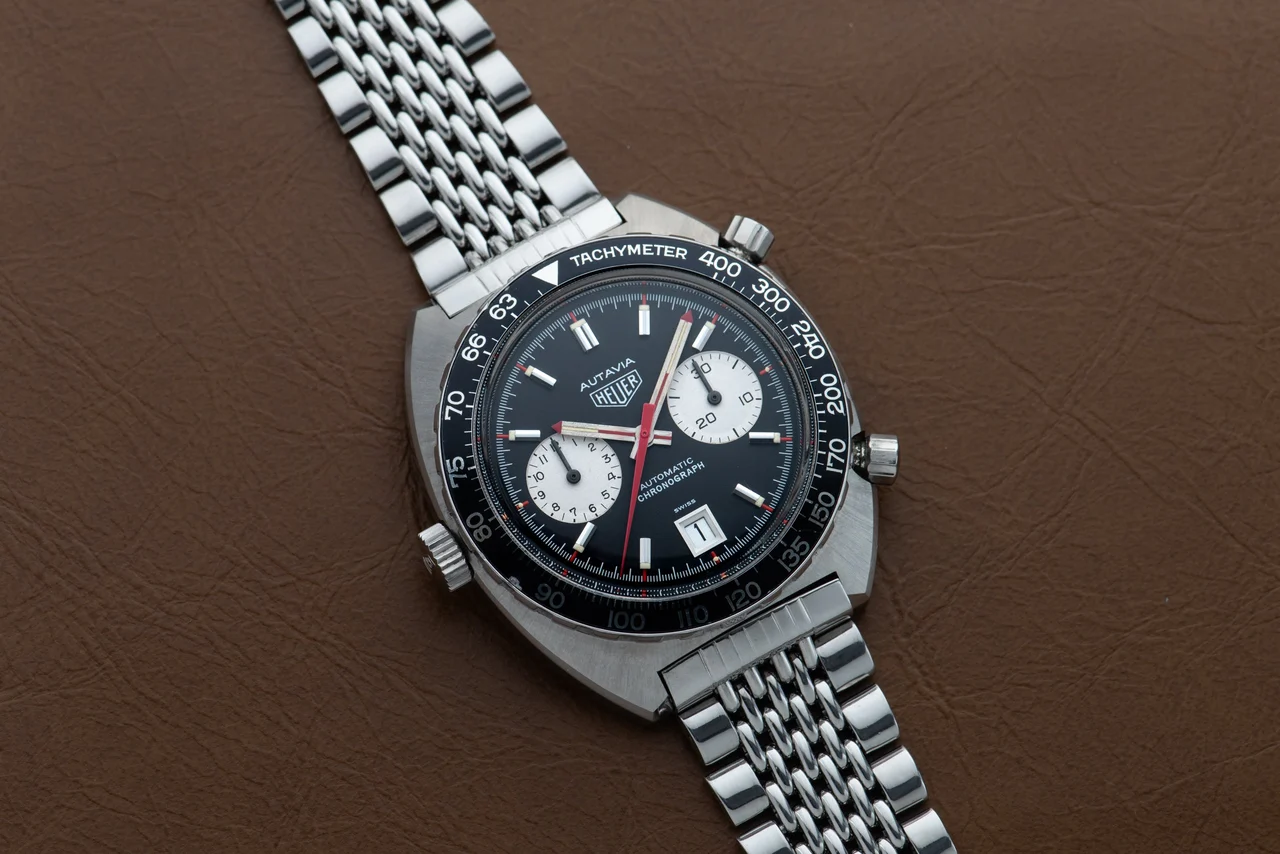 Heuer Autavia 40991883 42 mm kol saati