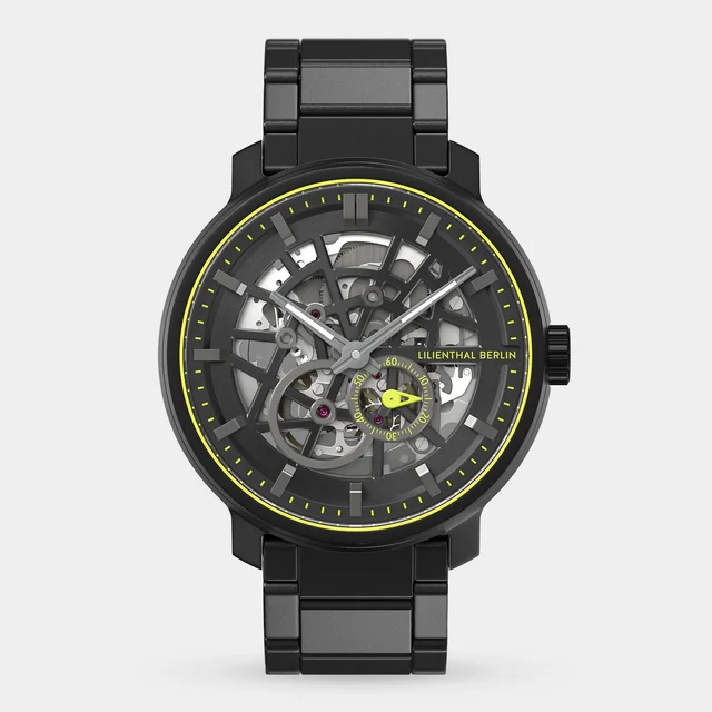 Lilienthal Berlin Neolux Skeleton N3-004-B040C kol saati