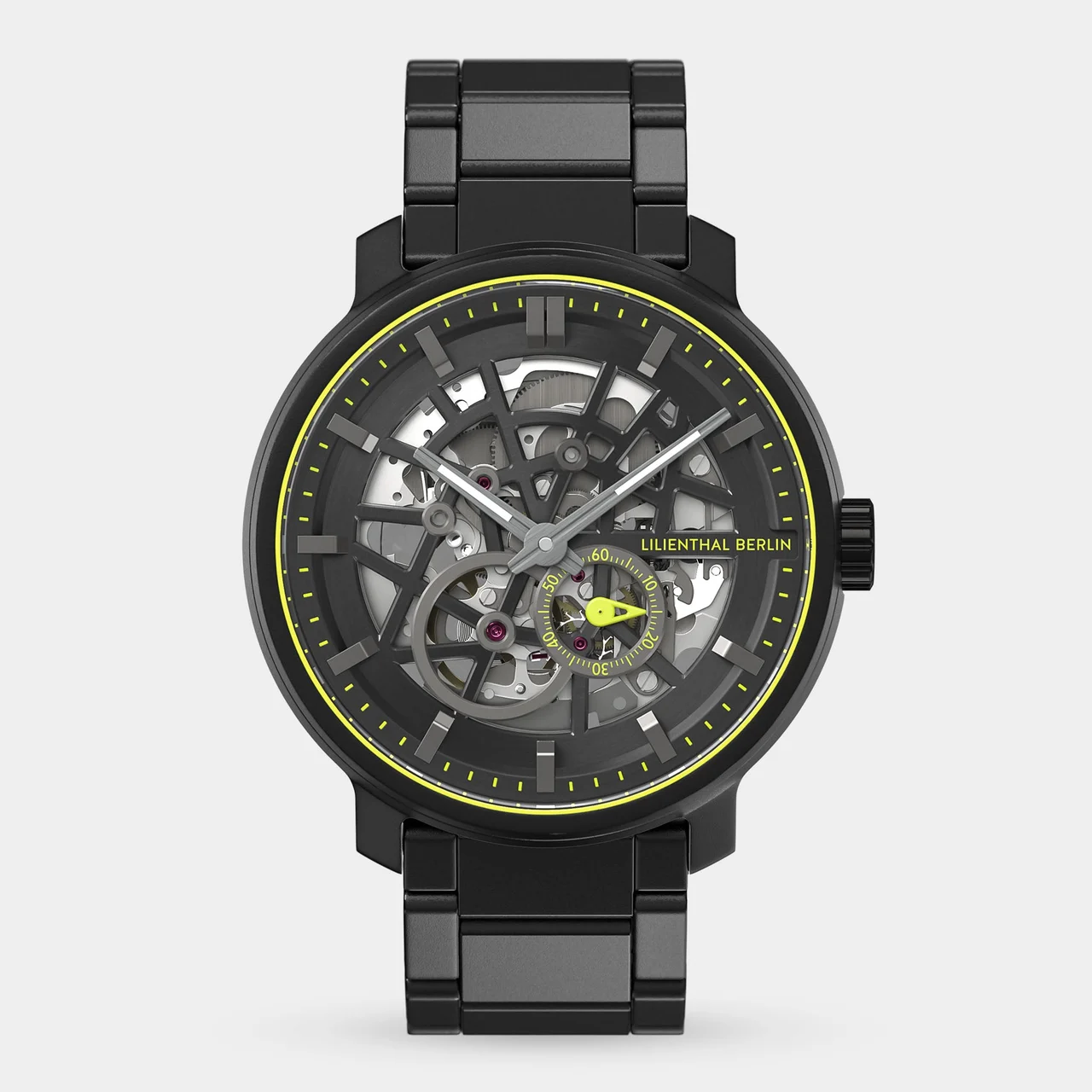 Lilienthal Berlin Neolux Skeleton N3-004-B040C 42 mm kol saati