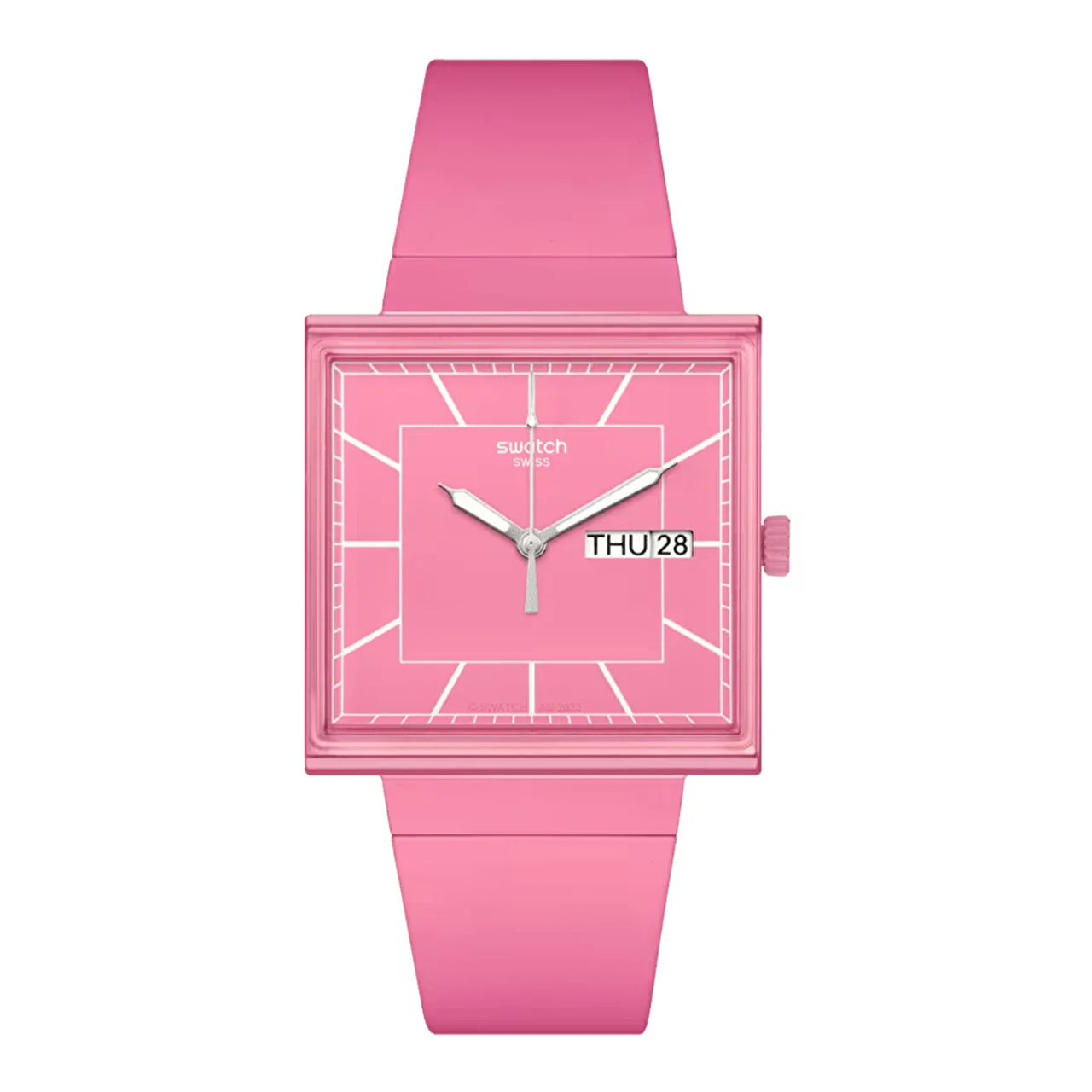 Swatch What If…Rose? SO34P700 41.8 mm kol saati