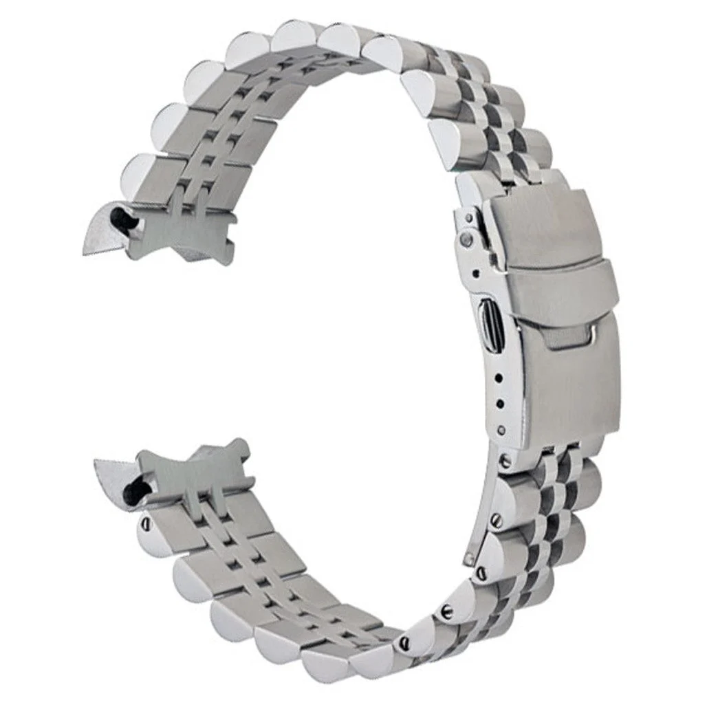 Islander Brushed and Polished Solid-Link Watch Bracelet for Brookville #BRAC-22 kol saati